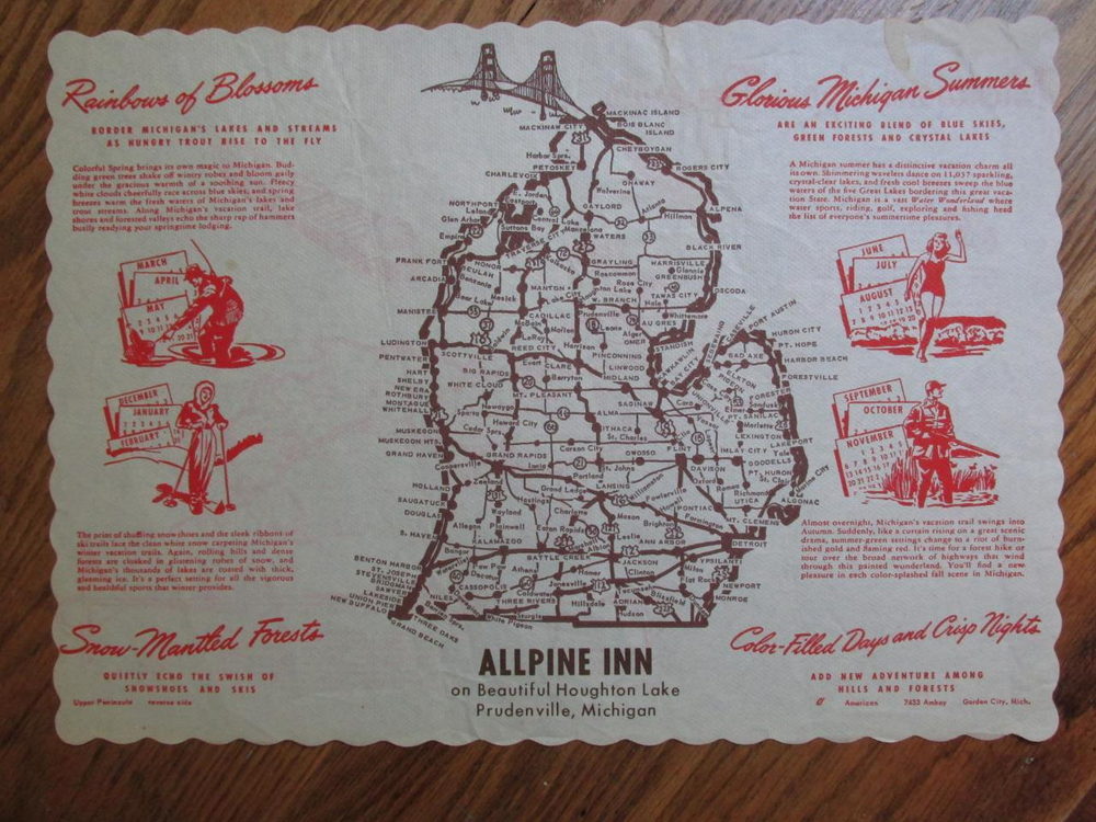 Alpine Inn - Placemat